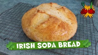 HOW TO MAKE TRADITIONAL IRISH SODA BREAD RECIPE  Happy St Patricks Day [upl. by Leesen]