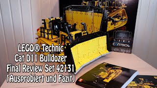 Final Review LEGO Technic Cat D11 Bulldozer Set 42131 Ausprobiert und Fazit [upl. by Englis725]