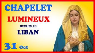 CHAPELET 🙏 Jeudi 31 Oct  Mystères Lumineux [upl. by Enoch892]