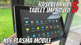 Raspberry Pi 5 Tablet Now with Cooling and KDE Plasma mobile [upl. by Janelle]