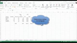 seleccionar Celdas No Contiguas [upl. by Juxon]