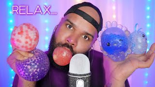 ASMR OBJECTIF 0 DE STRESS 😴  Avec toutes mes balles squishy🟣🔵🔴 [upl. by Alleon674]