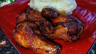 AirFried CRISPY Chicken Wings  How To Make Crispy Chicken Wings In An Air fryer [upl. by Mellins75]