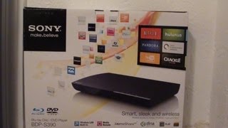 Review Sony BDPS390 BluRay Player [upl. by Erdried]