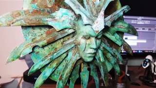 Corroding Brass  Verdigris Patination Techniques [upl. by Kazmirci]