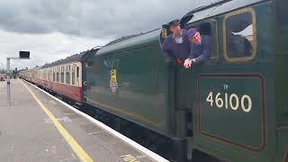 The Steam Dreams Royal Scot 46100 🚂 Arrives at Oxford The 13th of July 2024 [upl. by Alol]