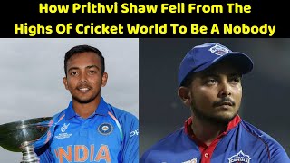 Prithvi Shaw Big Fall For The Next Sachin Tendulkar Of Indian Cricket Unsold At IPL Mega Auction [upl. by Aneekahs]