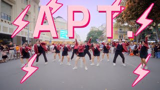 HỌC SINH QUẨY TUNG PHỐ ĐI BỘ ROSÉ amp Bruno Mars  APT Dance Choreo and Cover by BLACKSI [upl. by Aernda]