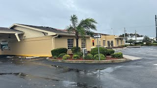 Cocoa Beach Live Hurricane Milton WELLS FARGO BANK [upl. by Aveline806]