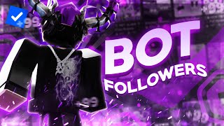 NEW HOW TO BOT FOLLOWERS ON ROBLOX GET VERIFIED BADGE FOR FREE [upl. by Mezoff]