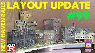 HO Scale New Haven Railroad Layout Update [upl. by Oiratno836]