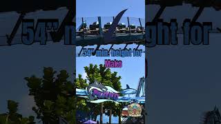 Roller Coaster Height Requirements at SeaWorld Orlando [upl. by Denison]