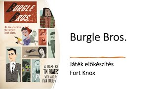 Burgle Bros  Játék előkészítés [upl. by Enneirb]