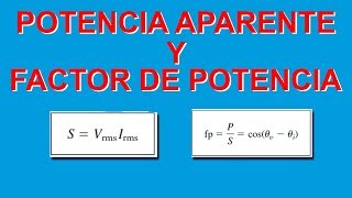 Tutorial Explicacion Fasores Potencia Aparente y Factor de Potencia  Ejercicios Resueltos [upl. by Auhoj]