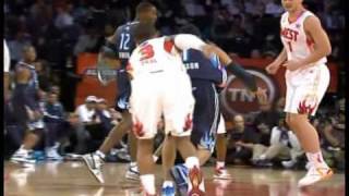 Allen Iverson Sick Fake  Lay Up vs West  All Star Game 2009 [upl. by Melisenda799]