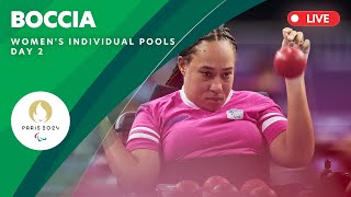 Boccia  Womens Individual Pools  Day 2 [upl. by Yenahteb23]