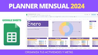 PLANNER MENSUAL 2024 [upl. by Dlorrej]