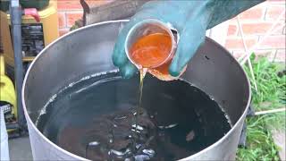 Waste oil distillate fuel  ethoxide cleaning odor removing shortened video HD quality [upl. by Angela]