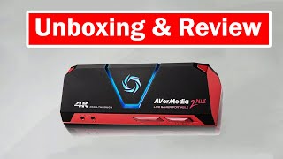 AVerMedia Live Gamer Portable 2 Plus 4K PassThrough Capture Card Unboxing amp Review [upl. by Svend]