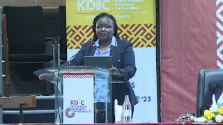 KDIC Depositors Insurance Conference 2023  Dr Susan Koech CBK Deputy Governor Speech [upl. by Enohpesrep]