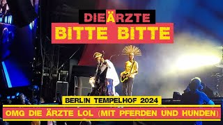 Die Ärzte  Bitte Bitte 25082024 Berlin Tempelhof [upl. by Anawahs322]