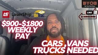 Make 9001800 Weekly Daily Routes For Car  Van  Suv Box Truck Drivers Lasership [upl. by Sumahs]