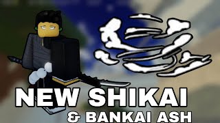 TYPE SOUL NEW SHIKAI amp BANKAI ASH SHOWCASE [upl. by Eustashe]