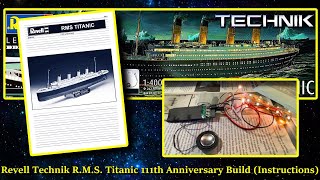 Revell TECHNIK 1400 Scale RMS TITANIC Build Series INSTRUCTION BOOK [upl. by Eliott]