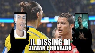 IL DISSING TRA ZLATAN IBRAHIMOVIC E CRISTIANO RONALDO [upl. by Keily]