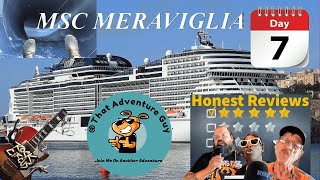 MSC Meraviglia Day 7  Honest Reviews Waterslide and Paid Carousel Show  Adventure 014 [upl. by Kellyann]