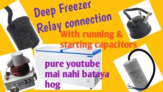 How to check deep freezer compressor relay overloadDeep freezer relay connection [upl. by Stevens963]