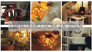 COZY VLOG UREĐUJEMO DOM ZA JESENNapravila sam vijenac kuhamo juhu od bundeve cozy dom [upl. by Aneladgam]