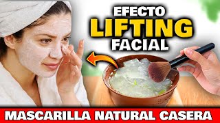 UNA PIEL 20 AÑOS más JOVEN efecto LIFTING CASERO Eliminar ARRUGAS y MANCHAS  BOTOX CASERO NATURAL [upl. by Elimac917]