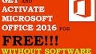 Microsoft Office Pro Plus 2016 FREE ACTIVATION [upl. by Ansell486]