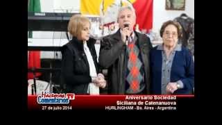 Hacemos Comentarios Tv  Sociedad Siciliana Catenanuova  27 Julio 2014 [upl. by Annasiul613]