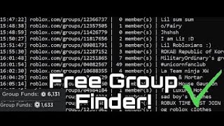 Roblox Fastest Group Finder  2024  Replit [upl. by Malin]