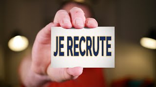 Une offre demploi originale  je recrute [upl. by Lleda]