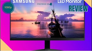 SAMSUNG T350  MONITOR GAMER 24quot FHD 75HZ HDMI VGA FREESYNC PRETO  REVIEW [upl. by Yesteb]