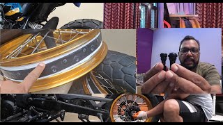 Himalayan 450 Rim Tubeless Conversion  DIY  EP2 [upl. by Krantz]