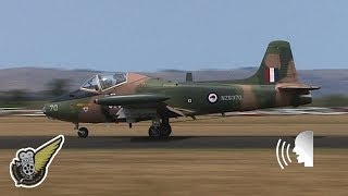 BAC Strikemaster Jet  Includes InCockpit View [upl. by Nocaj]