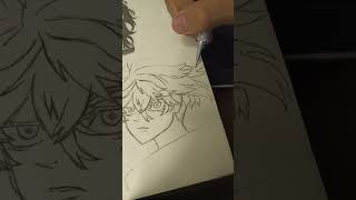 Kawaragi senju drawing sketchartanime animeartkawaragisenju shortsfeedshortsshortvideo [upl. by Kenley]