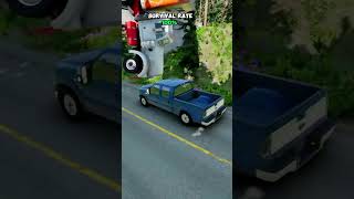 Chances Survival With Different Vehicles beamngdrive drivetosurvive carsurvivalgame ytshorts [upl. by Nevin]