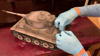 Taigen 116 RC Tiger Tank 1 Early Version  UNBOXING [upl. by Isola967]