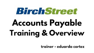 Birchstreet Training for AP Software [upl. by Bertina]