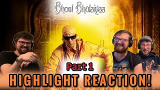 REACTION HIGHLIGHTS  Bhool Bhulaiyaa  Part 1  The Slice of Life Podcast [upl. by Nosnehpets578]