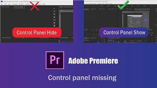 How to fix Adobe Premiere Pro Control Panel not showing  Control panel missing  Morethan Fix [upl. by Ginevra]