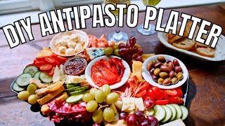 The BEST Appetizer Recipe 10Minute Antipasto Platter  Easy Appetizer [upl. by Adnil]