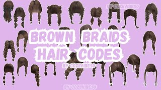 Berry Avenue Brown Braids Hair P1 🤎 Bloxburg Hair Brookhaven bini roblox Coziivibes0 face brown [upl. by Hnoj21]