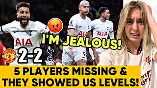 Spurs Showed us Levels🤬 Porro amp Bentancur incredible FFS Man Utd 22 Tottenham Reaction [upl. by Eetsud131]