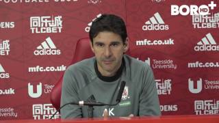 NEWS CONFERENCE  Aitor Karanka on Stoke City [upl. by Jammal]